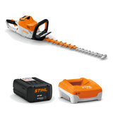 STIHL HSA 100 Akku-Heckenschere 60 cm + AP 20 Akku + AL 501 Schnellladegerät | Set