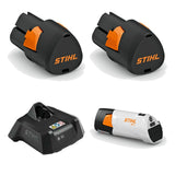 STIHL 2x AS 2 Akku + AL 1 Ladegerät + PS 1.0 Powerbank | AS Power-Pack