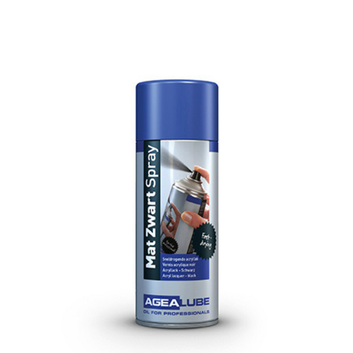 Agealube Acryllack Spray mattschwarz - 400 ml
