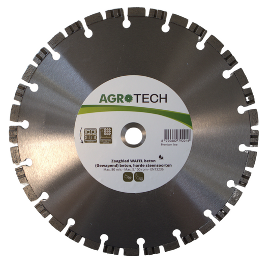 AgroTech Diamant-Trennscheibe WAFER Beton - 300 mm