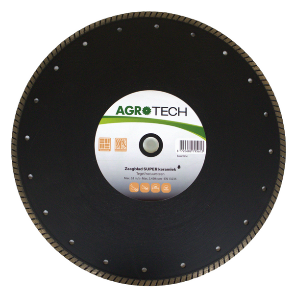 AgroTech Diamant-Trennscheibe SUPER Keramik - 350 mm