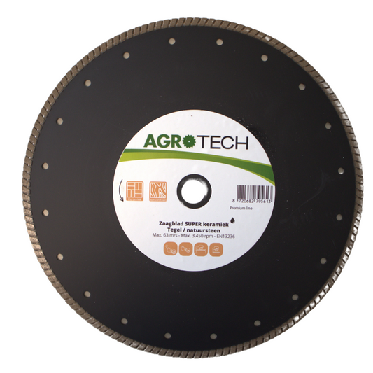 AgroTech Diamant-Trennscheibe SUPER Keramik - 300 mm