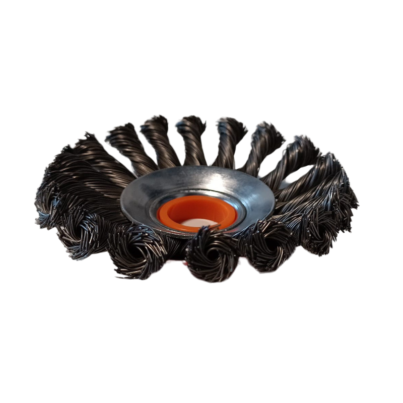 AgroTech Unkrautbürste Stahl Ø 10 cm  - 20 / 25,4 mm