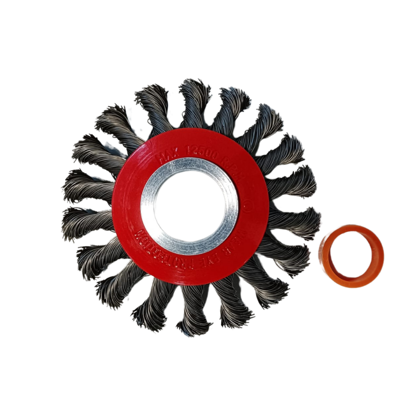 AgroTech Unkrautbürste Stahl Ø 1 0 cm  - 20 / 25,4 mm