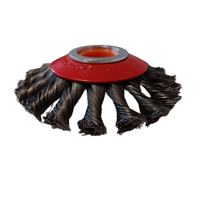 AgroTech Unkrautbürste Stahl Ø 10 cm  - 20 / 25,4 mm