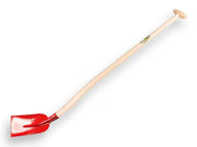 Atlas Betonschaufel Rot lackiert und gehartet - 110 cm