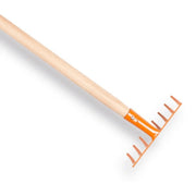 Atlas Kinderrechen mit Stiel - Orange