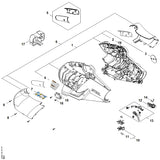 STIHL BA067905100 Abdeckung positie 6 technische tekening