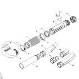 STIHL 9645-945-8991 RDR N120,24x3,53 NBR 70 positie 5 technische tekening