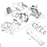 STIHL BA087900602 Griffschale positie 5 technische tekening