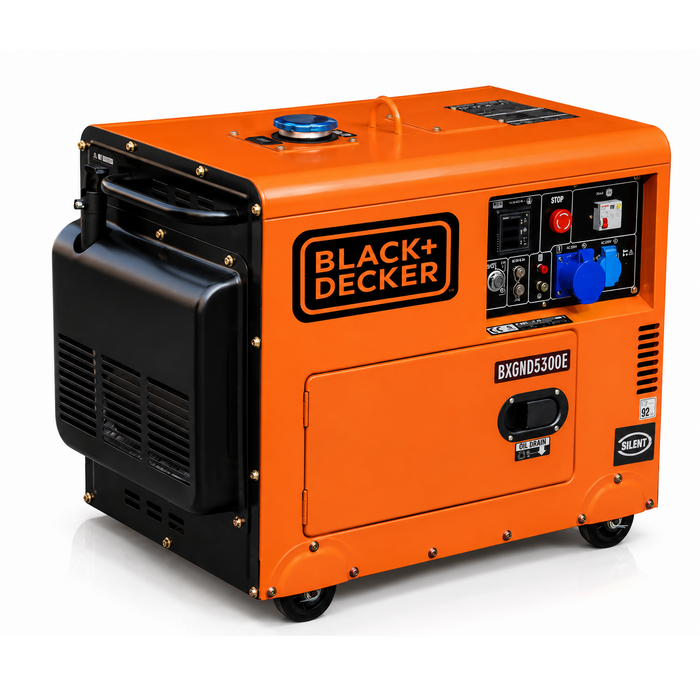 BLACK+DECKER BXGND5300E Dieselgenerator – 5,3 kW
