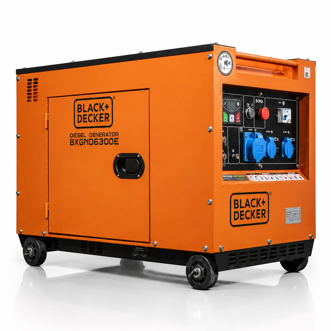 BLACK+DECKER Diesel-Generator BXGND6300E – 6,3 kW