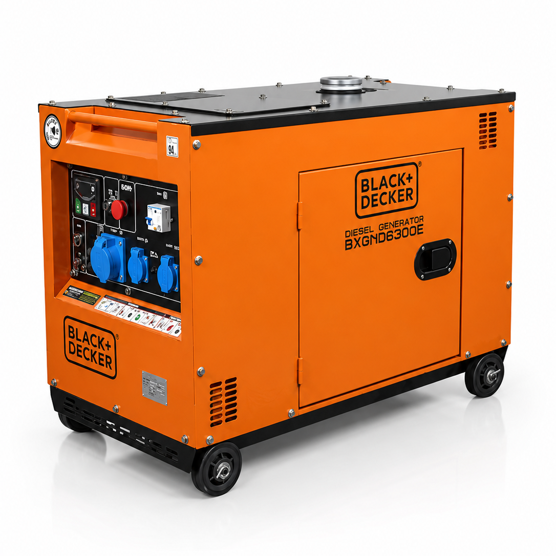 BLACK+DECKER Diesel-Generator BXGND6300E – 6,3 kW