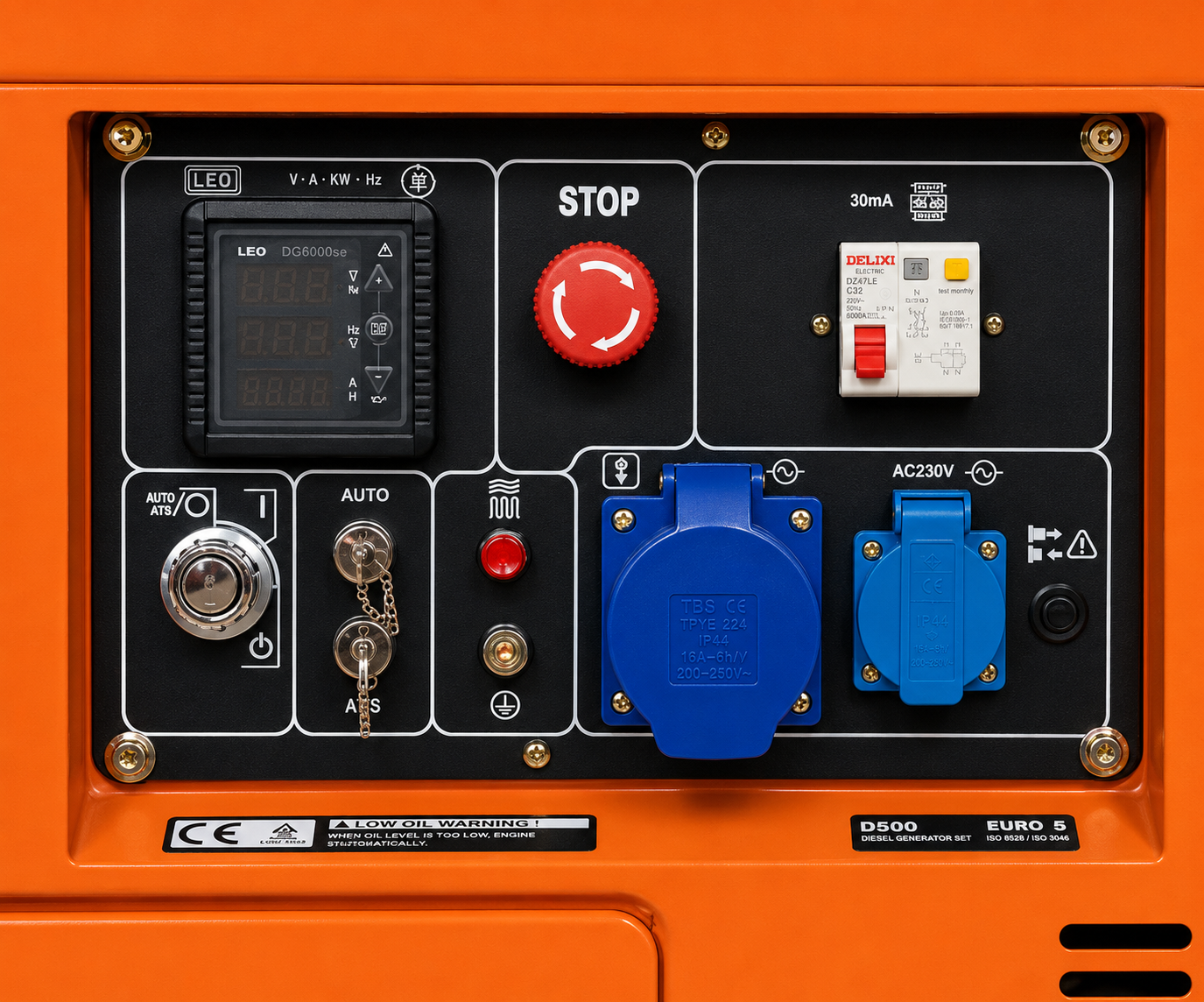 BLACK+DECKER BXGND5300E Dieselgenerator – 5,3 kW