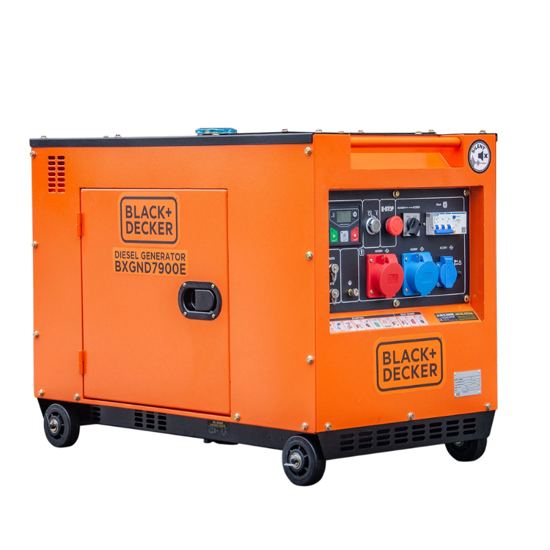Black+Decker BXGND7900E Diesel-Generator - 7900 W