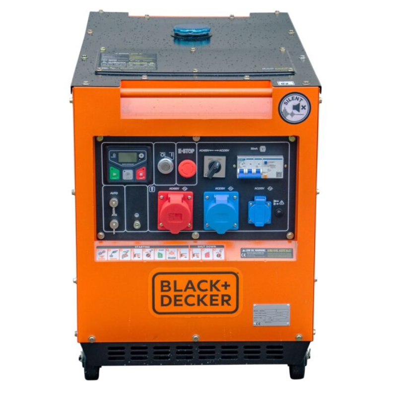 Black+Decker BXGND7900E Diesel-Generator - 7900 W