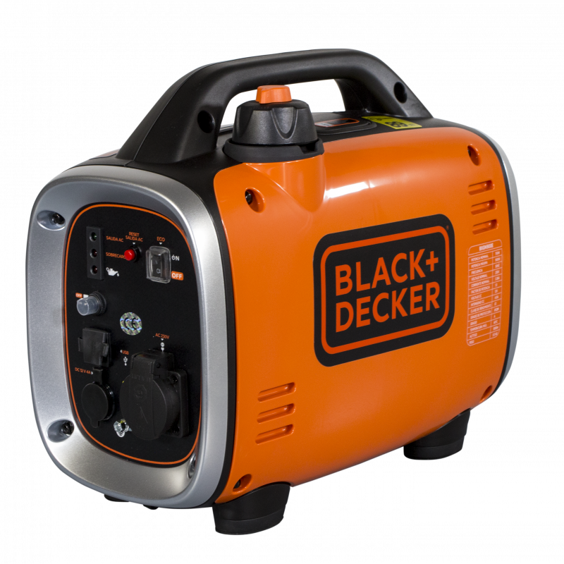 Black+Decker BXGNi900E Inverter Benzin-Generator – 900 W