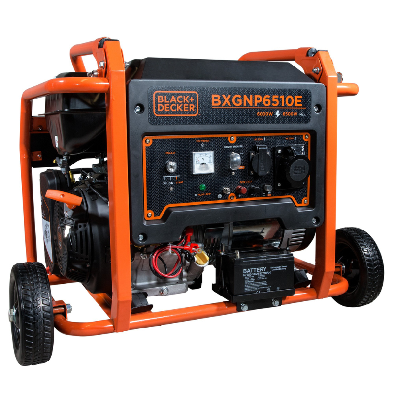 Black+Decker BXGNP6510E Benzin-Generator - 6500 W