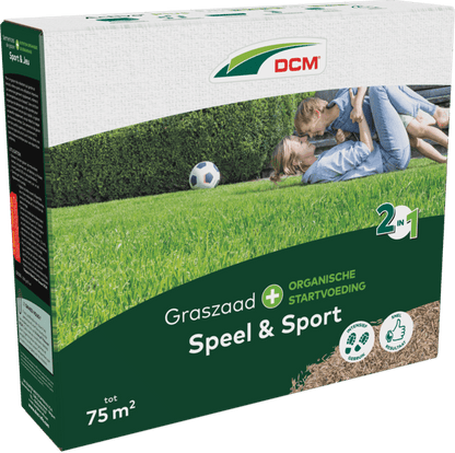 DCM Rasensamen Plus Spiel & Sport – 1,5 kg (75 m²)