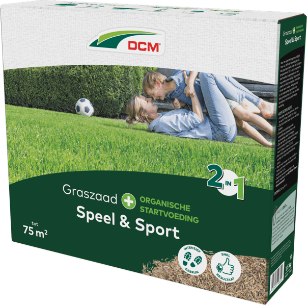 DCM Rasensamen Plus Spiel & Sport – 1,5 kg (75 m²)