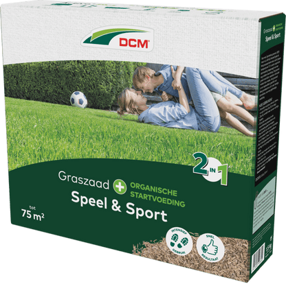 DCM Rasensamen Plus Spiel & Sport – 1,5 kg (75 m²)