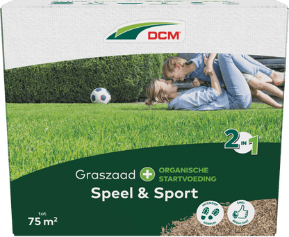 DCM Rasensamen Plus Spiel & Sport – 1,5 kg (75 m²)
