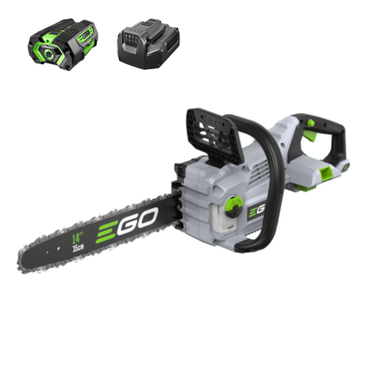 EGO Akku-Kettensäge CS1410E Kit mit Akku und Ladegerät