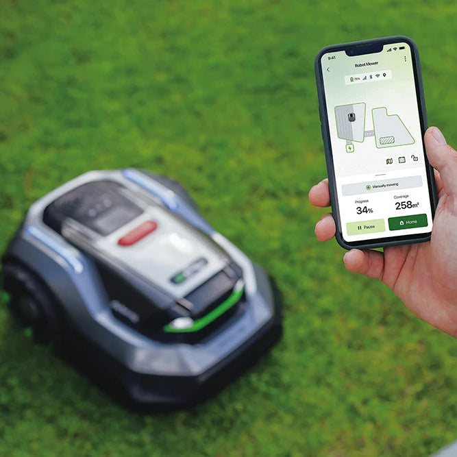 EGO Mähroboter RMR6000E  Planung per App - kaisers.jetzt