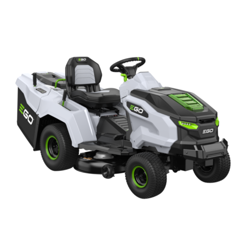 EGO Akku Rasentraktor TR3801E-B mit 4 Akkus und Ladegerät