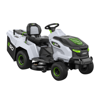 EGO Akku Rasentraktor TR3801E-B mit 4 Akkus und Ladegerät