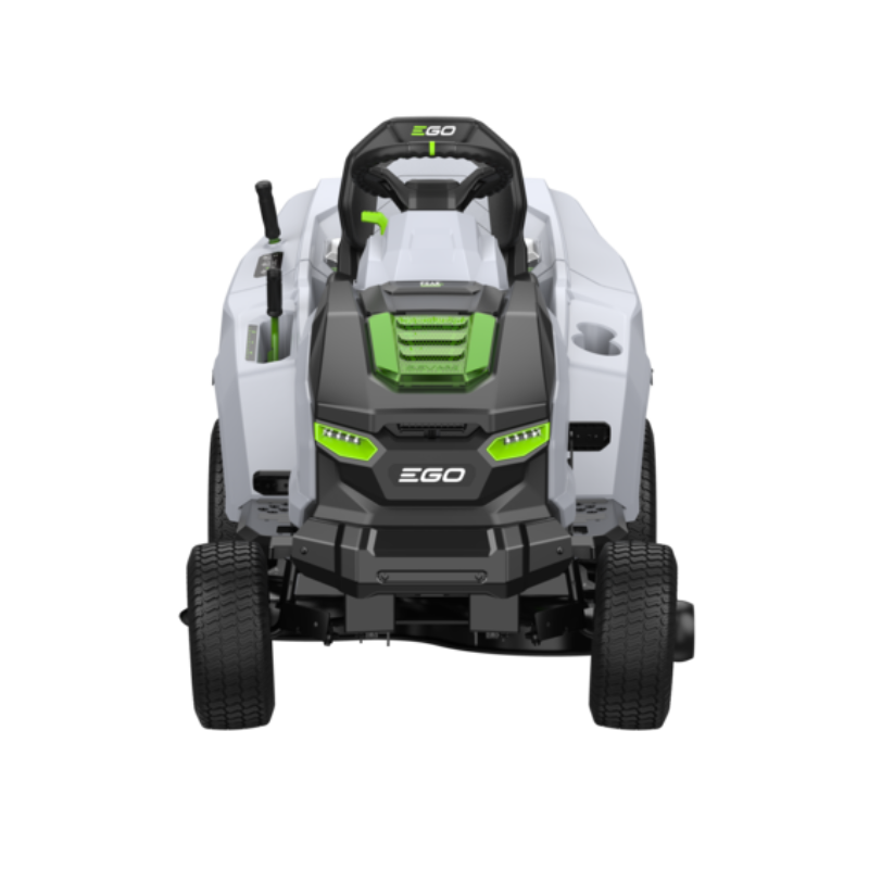 EGO Akku Rasentraktor TR3801E-B mit 4 Akkus und Ladegerät