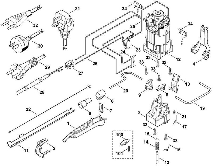 STIHL 9460-624-0320 Sicherscheibe 3,2 positie 15 technische tekening