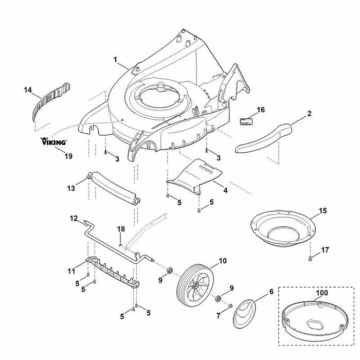 STIHL 6375-700-2404 Achse positie 12 technische tekening