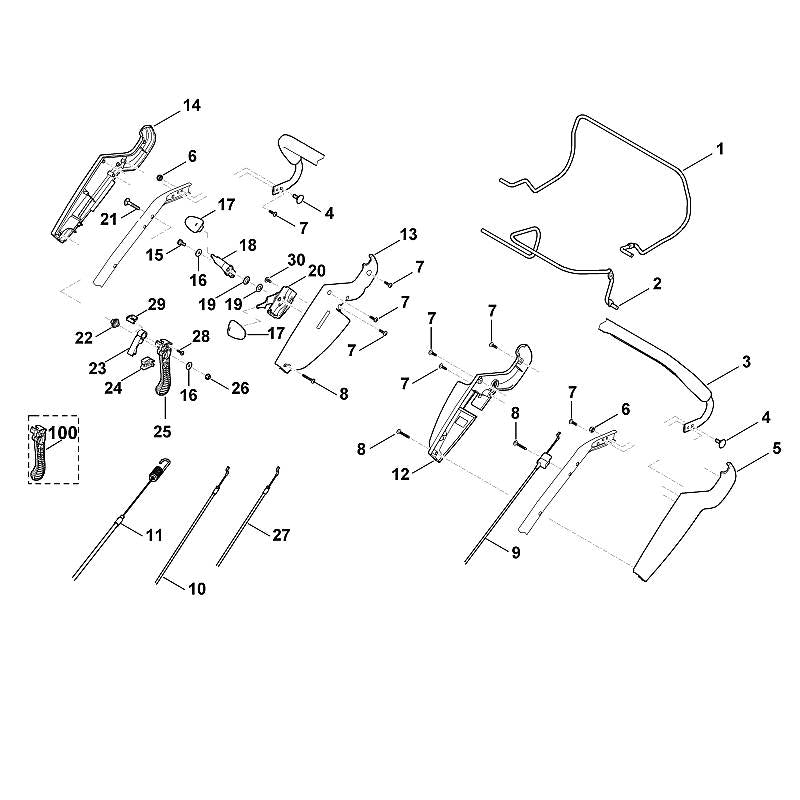 STIHL 9027-068-1081 Flachrundschraube M5x35 positie 21 technische tekening