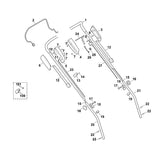 STIHL 6356-700-7510 Seilzug positie 27 technische tekening