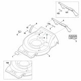 STIHL 6350-700-8521 Gehäuse positie 5 technische tekening