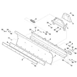 STIHL 9064-345-2410 Senkschraube M10x30 positie 14 technische tekening