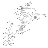 STIHL 6241-710-9920 Seilzug positie 5 technische tekening
