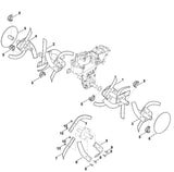 STIHL 6242-710-3105 Hackmesser kpl. rechts positie 7 technische tekening