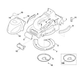 STIHL 6340-967-3860 Typenbezeichnung ME 545 positie 14 technische tekening