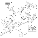 STIHL 6360-403-0400 Batteriehalter positie 40 technische tekening