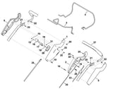 STIHL 6360-182-1306 Gehäusehälfte positie 1 technische tekening