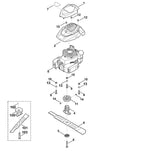 STIHL 6371-702-0101 Messer positie 6 technische tekening