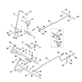 STIHL 6170-703-1730 Stange positie 14 technische tekening
