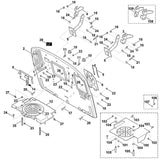STIHL 6160-706-5900 Bolzen positie 25 technische tekening