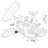 STIHL 9027-068-1372 Flachrundschraube M6x30 positie 9 technische tekening