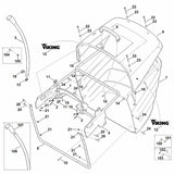 STIHL 6160-700-3110 Rahmen positie 4 technische tekening