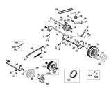 STIHL 6100-704-0303 Radkappe positie 50 technische tekening