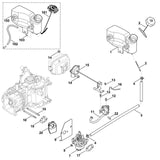 STIHL 6241-007-1092 Umbausatz (Tank) positie -1 technische tekening