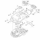 STIHL 6309-967-0160 Typenschild MI 632.0 P positie 7 technische tekening